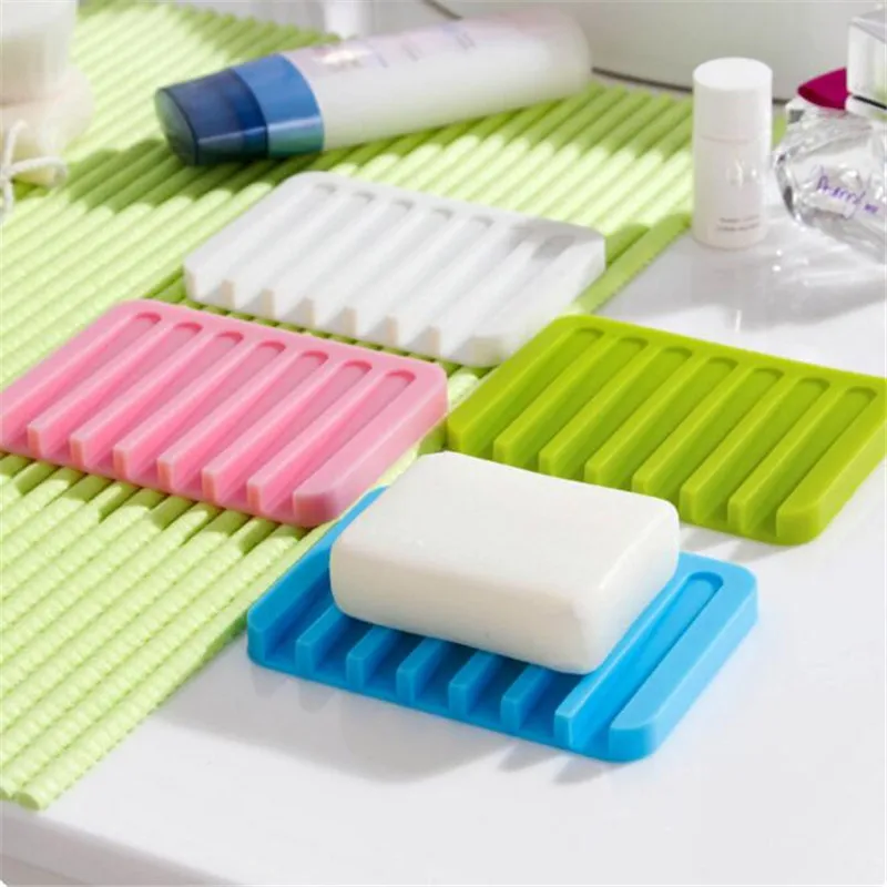 HOMETREE Multicolor Bathroom Accessories Silicone Flexible Soap Dish Storage Soap Holder Plate Tray Drain Creative Bath Tool H40
HOMETREE Multicolor Bathroom Accessories Silicone Flexible Soap Dish Storage Soap Holder Plate Tray Drain Creative Bath Tool H40