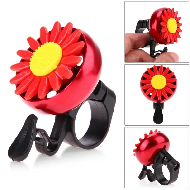 Красивый велосипедный руль Cuty Flower кольцо на звуковой колокольчик сплав цветок
