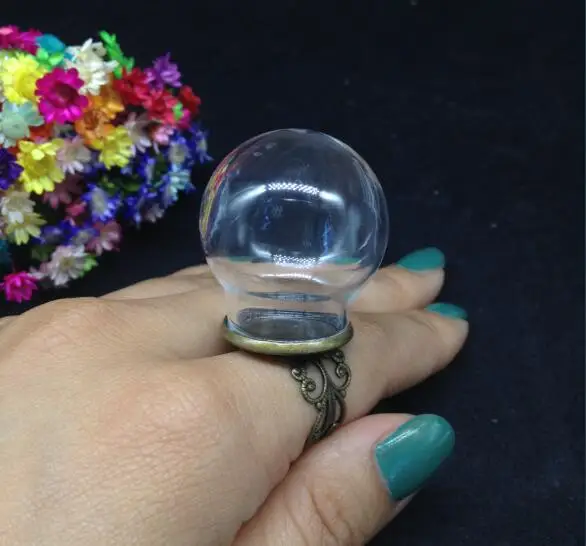 20pcs 30*20mm glass dome globe bronze plated flower ring set handmade glass vial ring glass bottle cover diy party fashion ring
20pcs 30*20mm glass dome globe bronze plated flower ring set handmade glass vial ring glass bottle cover diy party fashion ring