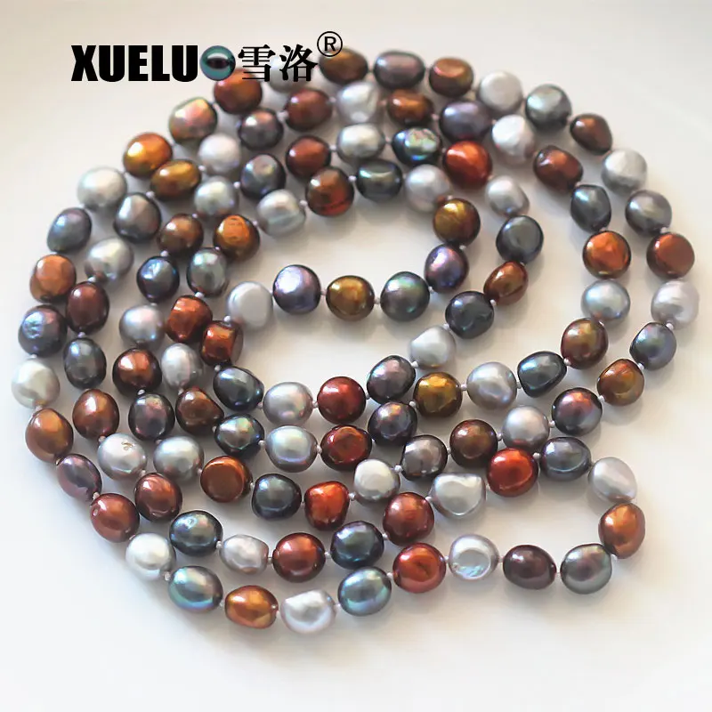 XUELUO 90-120cm Exotic Style Fashion Long Natural Baroque Colorful Freshwater Pearl Necklace for lady
XUELUO 90-120cm Exotic Style Fashion Long Natural Baroque Colorful Freshwater Pearl Necklace for lady