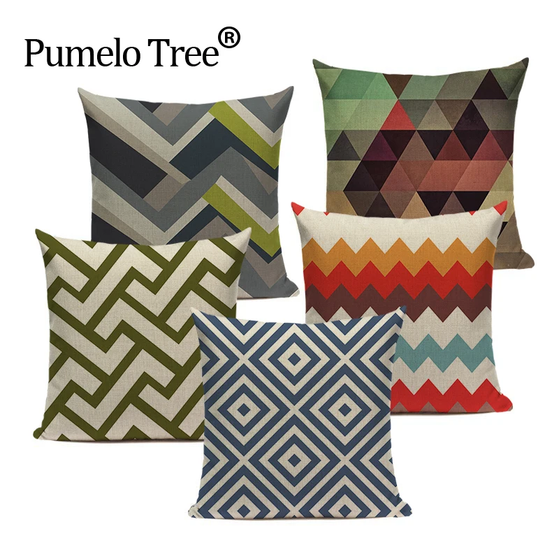 High Quality Printed Cushions Cover Geometric Decorative Pillows For Sofa Car Home Multicolour Linen Pillow Cover Custom Pillow
High Quality Printed Cushions Cover Geometric Decorative Pillows For Sofa Car Home Multicolour Linen Pillow Cover Custom Pillow