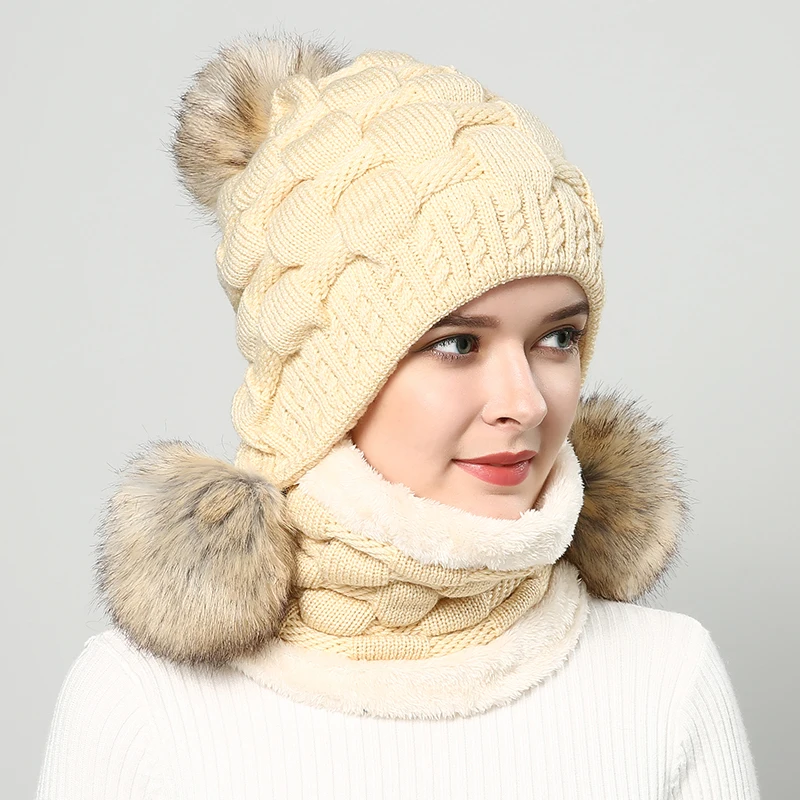 Женские зимние шапки с помпоном, модные береты, женские меховые шапки gorros, вязаные шапочки, шапка из толстой пряжи с клапаном, шапка, шарф, уш...
Женские зимние шапки с помпоном, модные береты, женские меховые шапки gorros, вязаные шапочки, шапка из толстой пряжи с клапаном, шапка, шарф, уш...