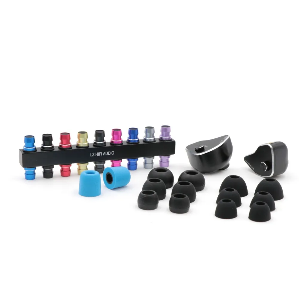 LZ A6 Tri-Hybrid 4-Way 6 Drivers In-Ear Earphone With DD+4BA+ Piezoelectric Suppertweeter MMCX/0.78mm Detachable Cable Nozzles
LZ A6 Tri-Hybrid 4-Way 6 Drivers In-Ear Earphone With DD+4BA+ Piezoelectric Suppertweeter MMCX/0.78mm Detachable Cable Nozzles