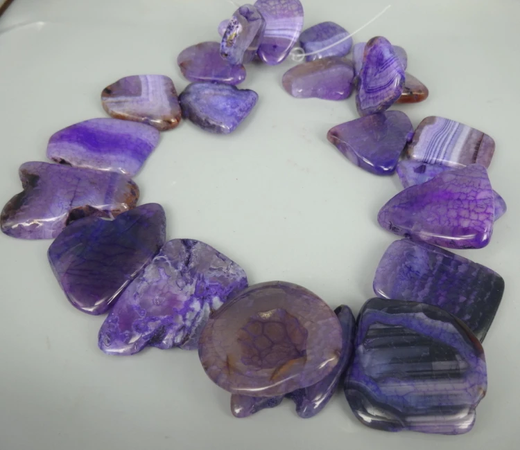 Natural Purple Slice Beads Oval Dyed Pendant Necklace Charm Stone Super Popularity European Fashion Jewelry for Women
Natural Purple Slice Beads Oval Dyed Pendant Necklace Charm Stone Super Popularity European Fashion Jewelry for Women