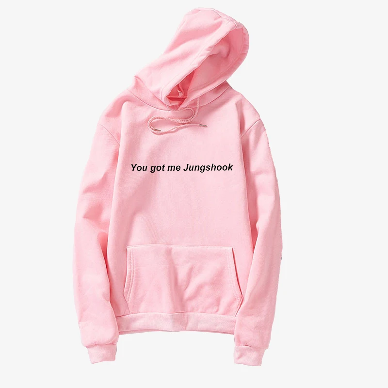 Hoodies Letter YOU GOT ME JUNGSHOOK Print Sweatshirts Women Men Casual Loose Fleece Korean Unisex Streetwear Fashion Clothes
Hoodies Letter YOU GOT ME JUNGSHOOK Print Sweatshirts Women Men Casual Loose Fleece Korean Unisex Streetwear Fashion Clothes
