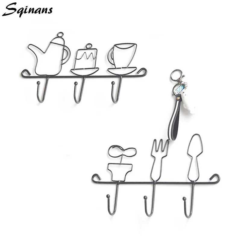 Настенная вешалка Sqinans из кованого железа для кухни, двери, крючка для пальто, украшение для дома, вешалка для одежды, вешалка для полотенец в...
Настенная вешалка Sqinans из кованого железа для кухни, двери, крючка для пальто, украшение для дома, вешалка для одежды, вешалка для полотенец в...