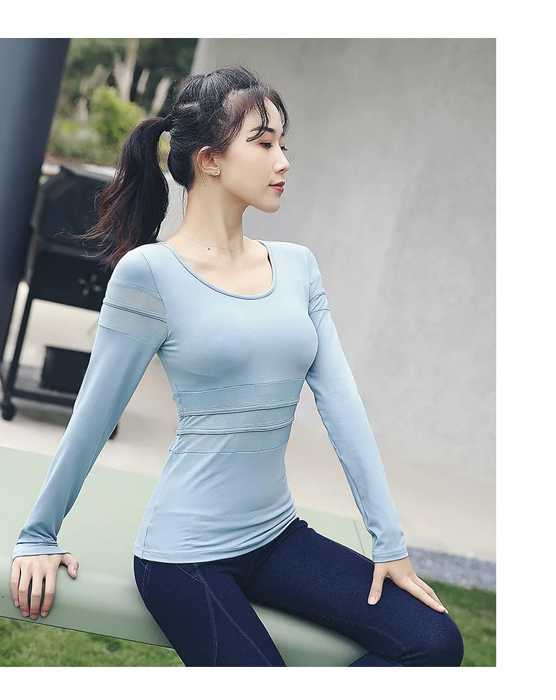 2019 New Yoga Dress Women's Winter Sports Tight Women's Long Sleeve Sports Crew T - Shirt Base Shirt Y26S0226
2019 New Yoga Dress Women's Winter Sports Tight Women's Long Sleeve Sports Crew T - Shirt Base Shirt Y26S0226