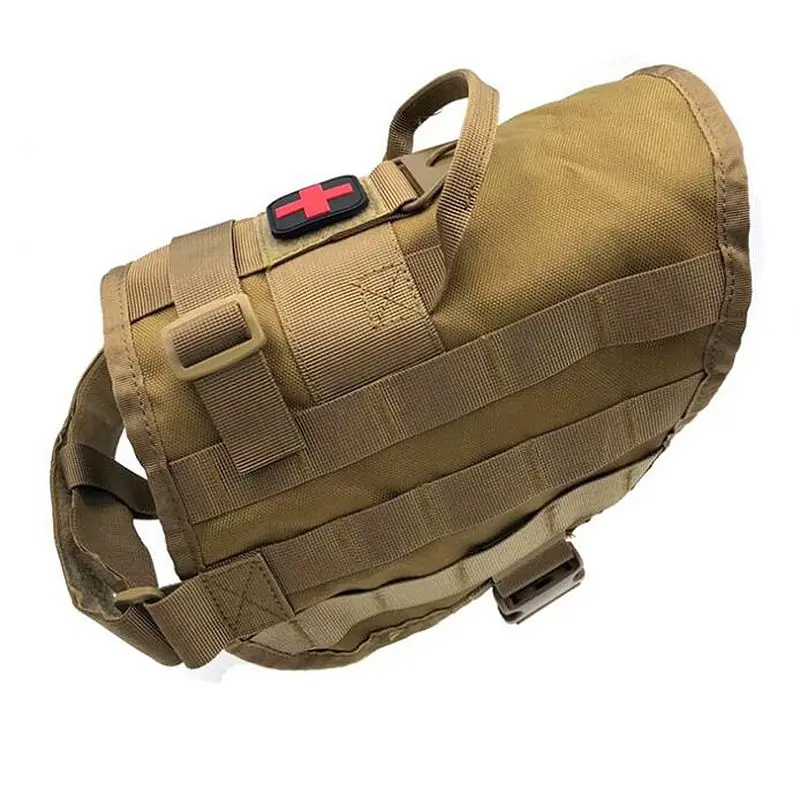 Dog Jacket Army Tactical Dog Vest Harness Training Hunting Molle Nylon Water-resistan Military Patrol Adjustable Dog Harness K9
Dog Jacket Army Tactical Dog Vest Harness Training Hunting Molle Nylon Water-resistan Military Patrol Adjustable Dog Harness K9