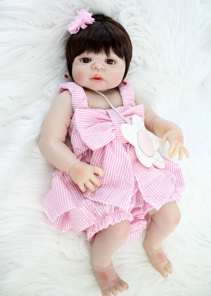 NPKCOLLECTION 22" Full Silicone Newborn Baby Lifelike Reborn Doll Baby Princess Waterproof Body Lovely Bebe Alive Boneca Toys
NPKCOLLECTION 22" Full Silicone Newborn Baby Lifelike Reborn Doll Baby Princess Waterproof Body Lovely Bebe Alive Boneca Toys