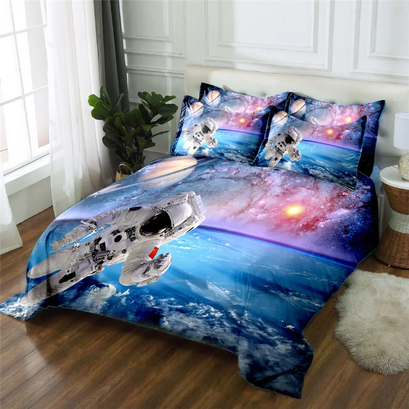 hot sale fashion Astronaut 3D printed polyester bedding set queen king size duvet cover set bed sheet set
hot sale fashion Astronaut 3D printed polyester bedding set queen king size duvet cover set bed sheet set