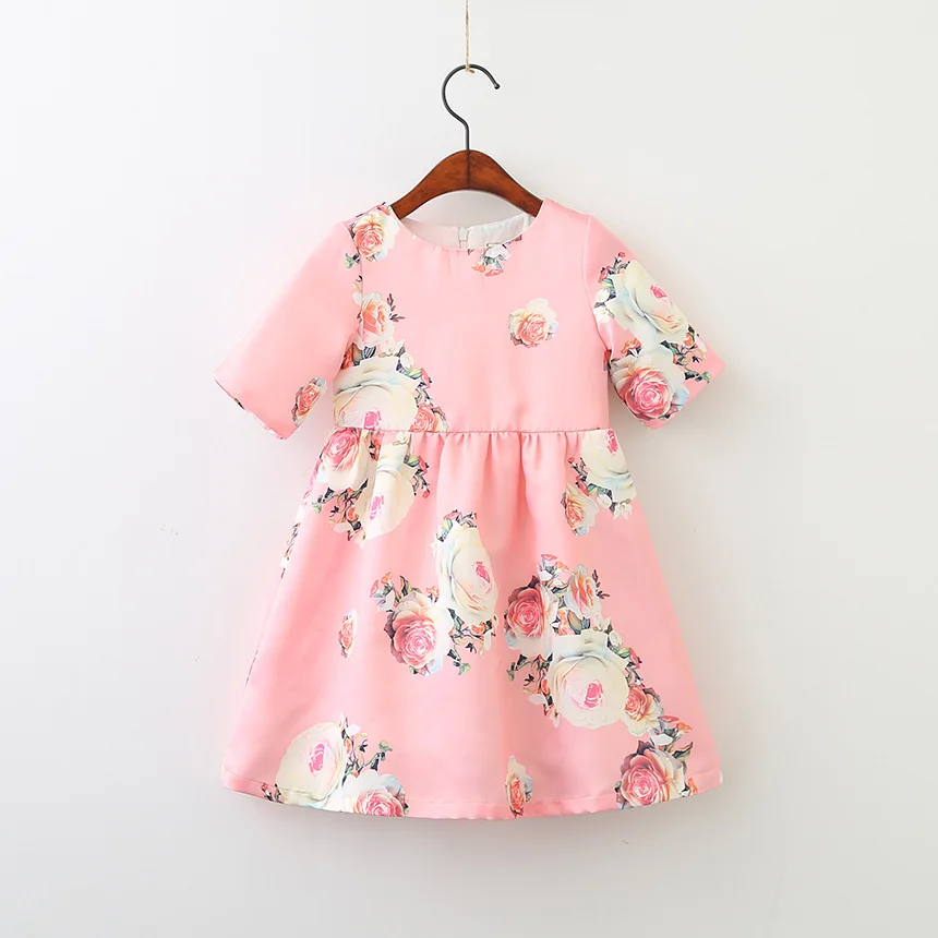 Girls dress summer 2019 new small and medium girls sweet print short-sleeved dress
Girls dress summer 2019 new small and medium girls sweet print short-sleeved dress