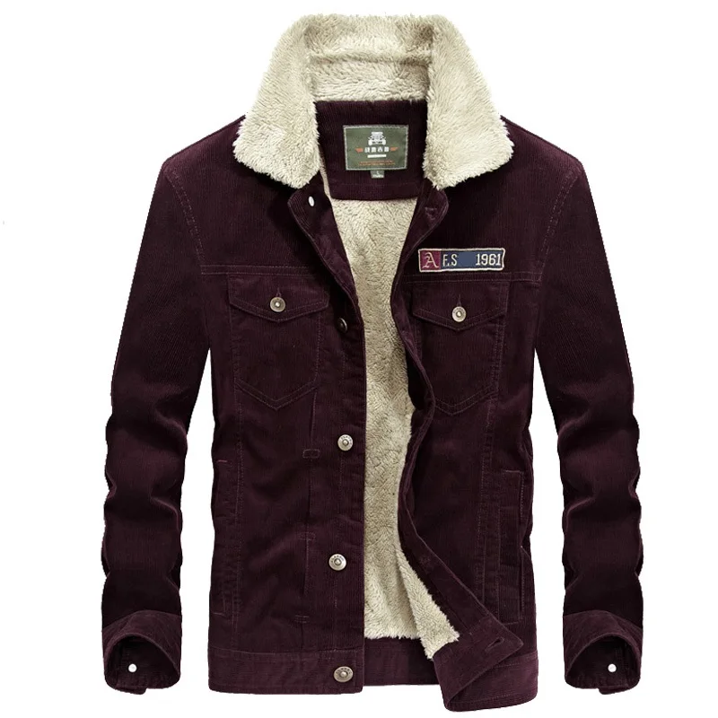 Winter Fleece Jacket Men Thick Warm Windbreaker Coat Men Corduroy Men's Casual Cotton Military Jacket Short Wide-waisted Outwear
Winter Fleece Jacket Men Thick Warm Windbreaker Coat Men Corduroy Men's Casual Cotton Military Jacket Short Wide-waisted Outwear
