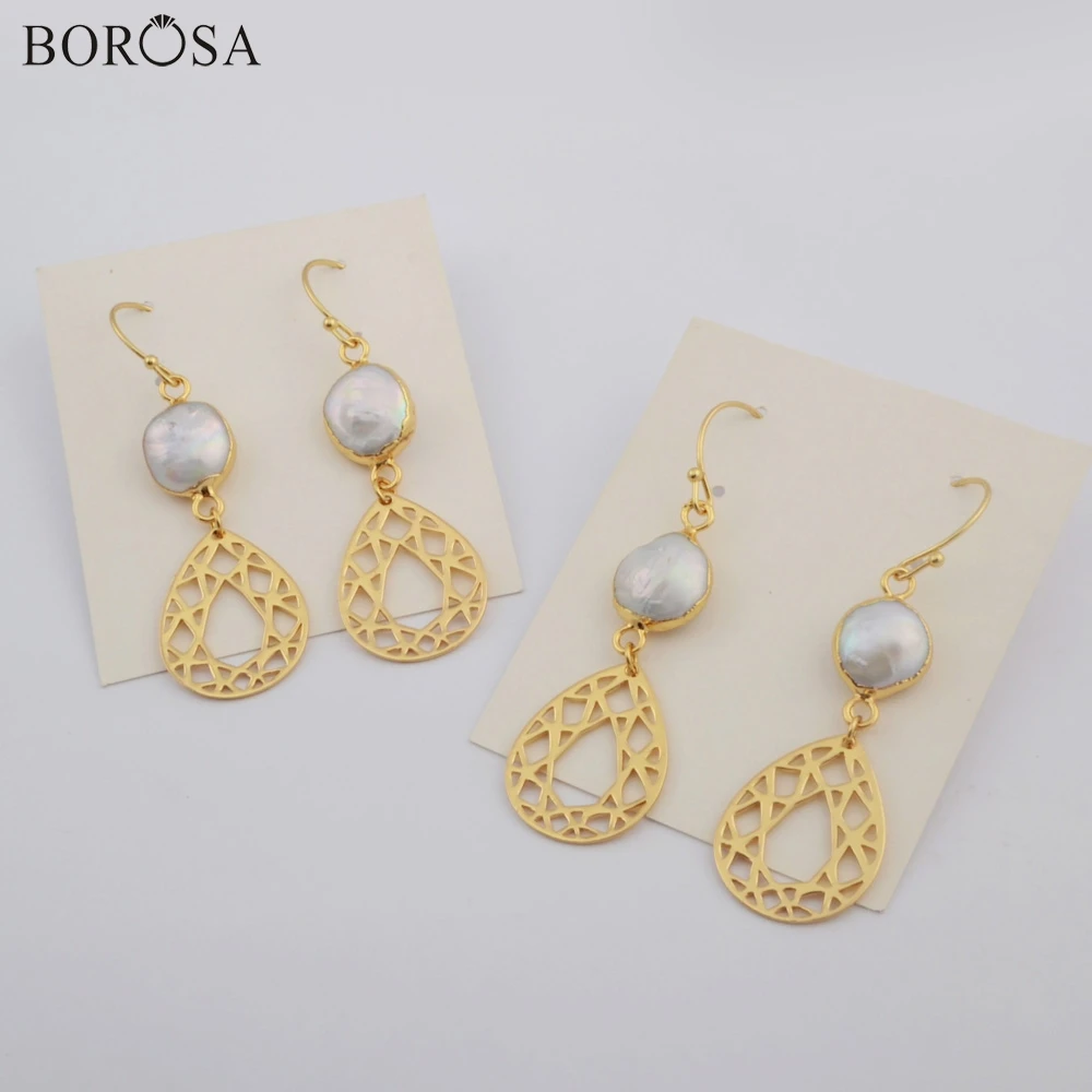 BOROSA 5/10 пар, золотой цвет, натуральный пресноводный жемчуг, ювелирные изделия, высокое качество, круглые жемчужные серьги, ювелирные изделия ...
BOROSA 5/10 пар, золотой цвет, натуральный пресноводный жемчуг, ювелирные изделия, высокое качество, круглые жемчужные серьги, ювелирные изделия ...