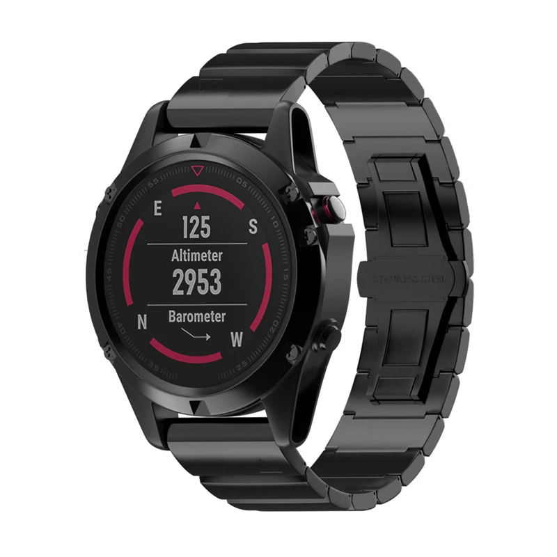 Металлический ремешок для часов Garmin Fenix 5X, ремешок для Fenix 3/Fenix 3 HR/D2 Чарли/деСент MK1, сменный Браслет для наручных часов из нержавеющей стали
Металлический ремешок для часов Garmin Fenix 5X, ремешок для Fenix 3/Fenix 3 HR/D2 Чарли/деСент MK1, сменный Браслет для наручных часов из нержавеющей стали