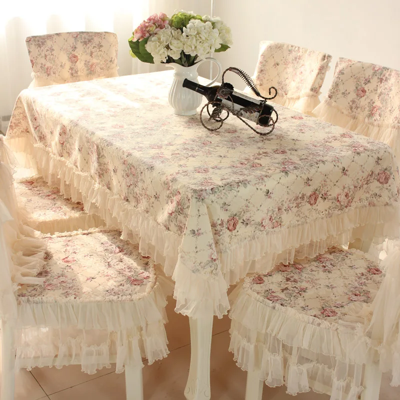 Luxury fashion Pastoral Table Cloth with Lace Cotton European style Rectangular 2 styles Dinning Tablecloths Chair Covers
Luxury fashion Pastoral Table Cloth with Lace Cotton European style Rectangular 2 styles Dinning Tablecloths Chair Covers