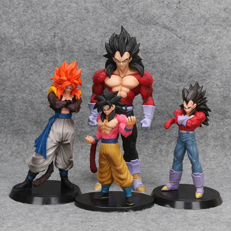 Dragon Ball Z фигурка DragonBall GT Super Saiyan 4 Gogeta Son Goku Vegeta ПВХ игрушки|super saiyan 4|figure dragon ballfigure toy |