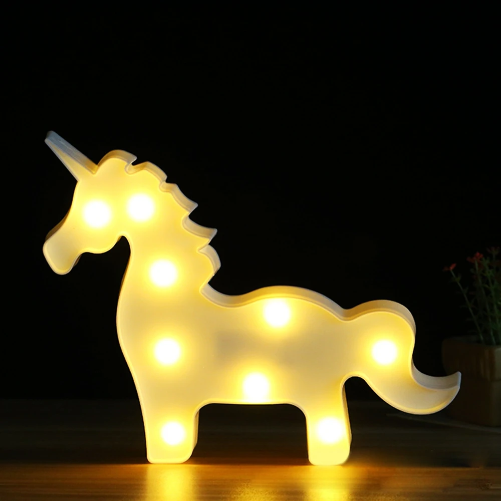 LED 3D Night Light Unicornio Decoration Night Light for Kids Room Christmas Wedding 3V Children's Room Decor Kids Toy Gift AA
LED 3D Night Light Unicornio Decoration Night Light for Kids Room Christmas Wedding 3V Children's Room Decor Kids Toy Gift AA