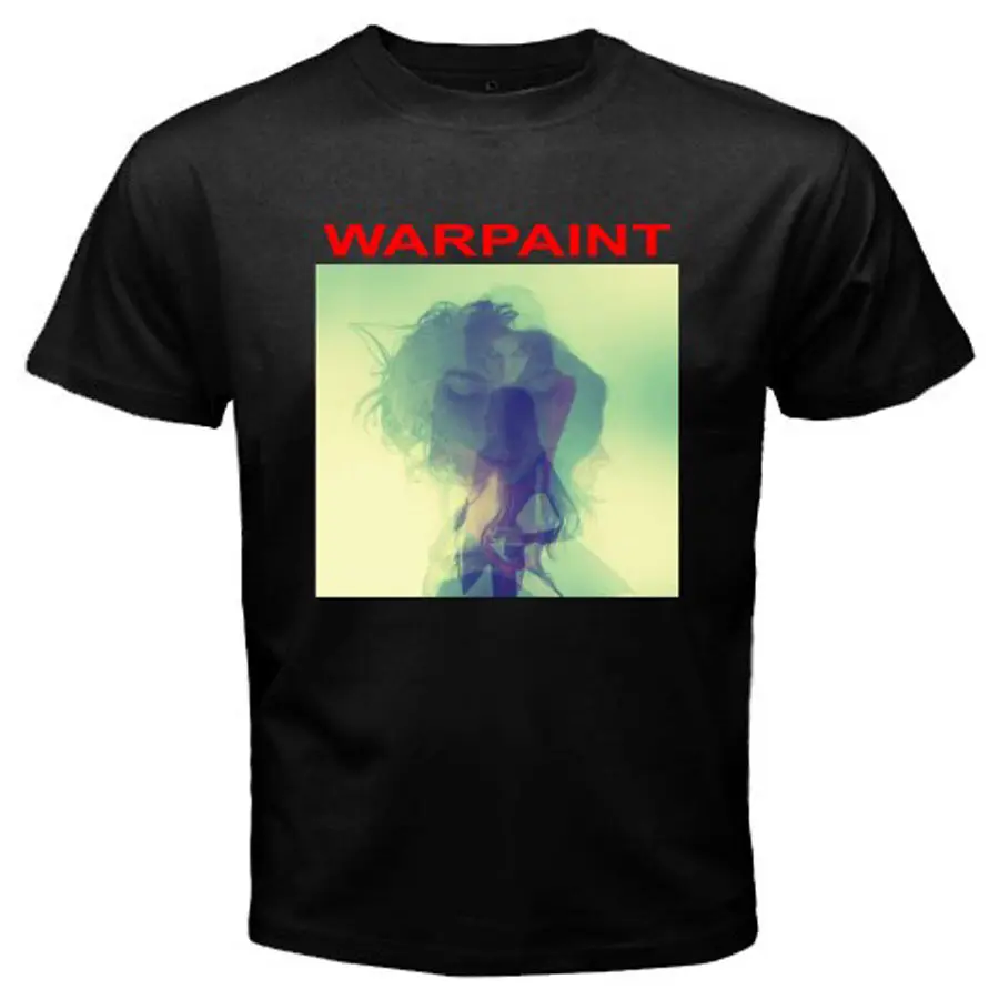 Новый warpaint инди рок группа Обложка альбома Для мужчин черный футболка Размеры S