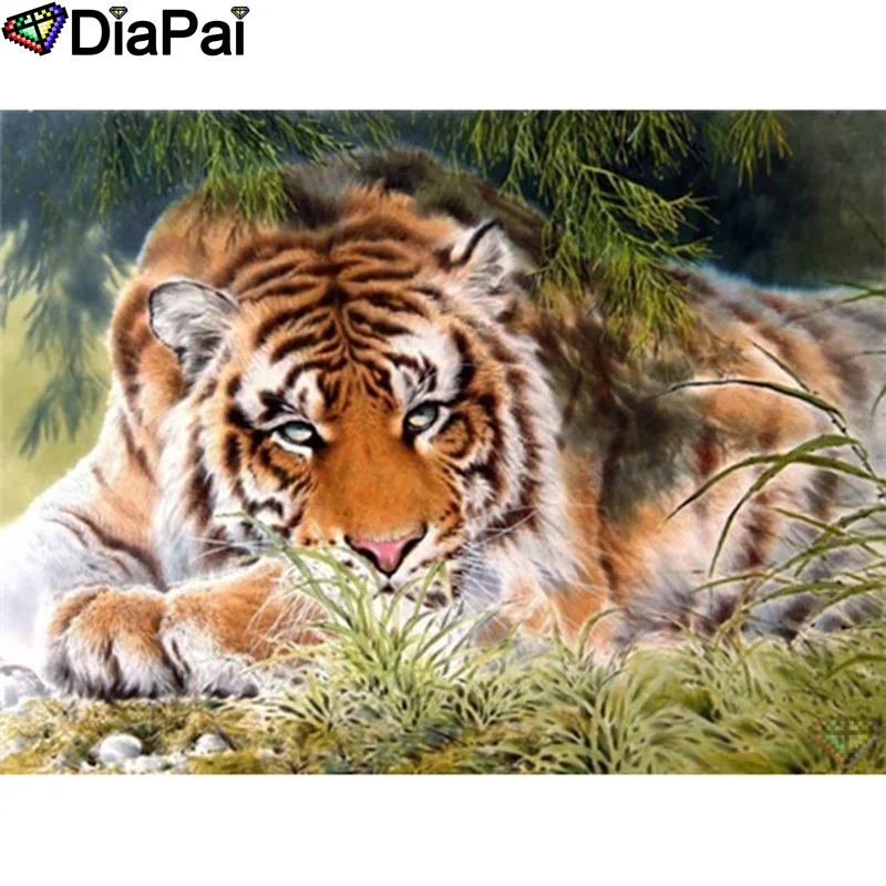 DIAPAI 100% Full Square/Round Drill 5D DIY Diamond Painting "Animal tiger" Diamond Embroidery Cross Stitch 3D Decor A21025
DIAPAI 100% Full Square/Round Drill 5D DIY Diamond Painting "Animal tiger" Diamond Embroidery Cross Stitch 3D Decor A21025