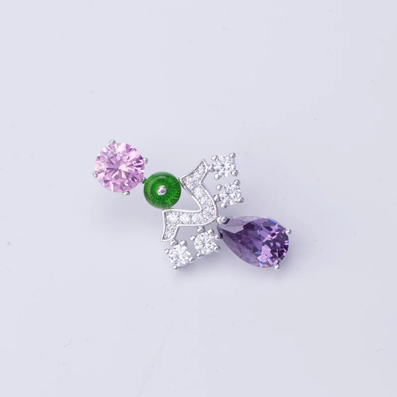 Yagin Fashionable Luxury European and American New Earrings Colorful Creative Zircon Earring Lady Gem Earrings
Yagin Fashionable Luxury European and American New Earrings Colorful Creative Zircon Earring Lady Gem Earrings