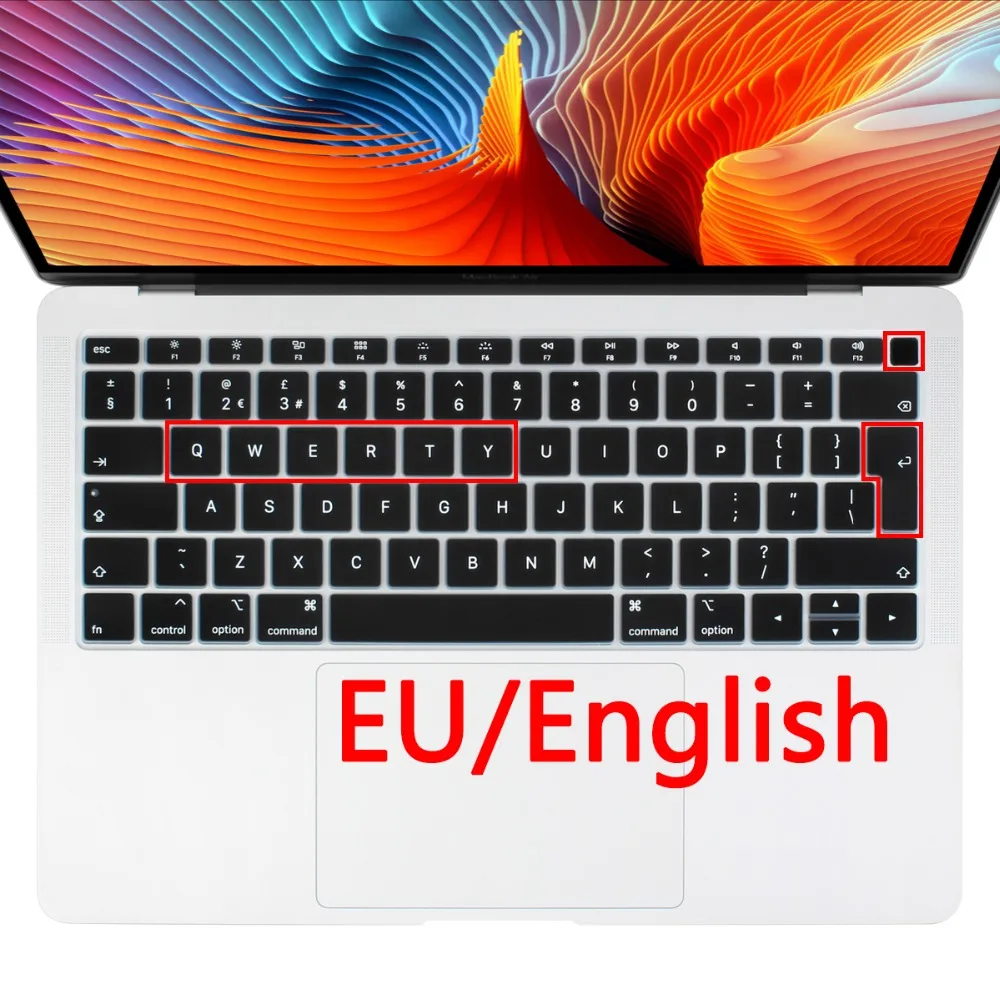 Чехол для клавиатуры для Macbook Air 13, 2020, 2019, A1932, A2179, английский, водонепроницаемый, пыленепроницаемый, сверхтонкий
Чехол для клавиатуры для Macbook Air 13, 2020, 2019, A1932, A2179, английский, водонепроницаемый, пыленепроницаемый, сверхтонкий