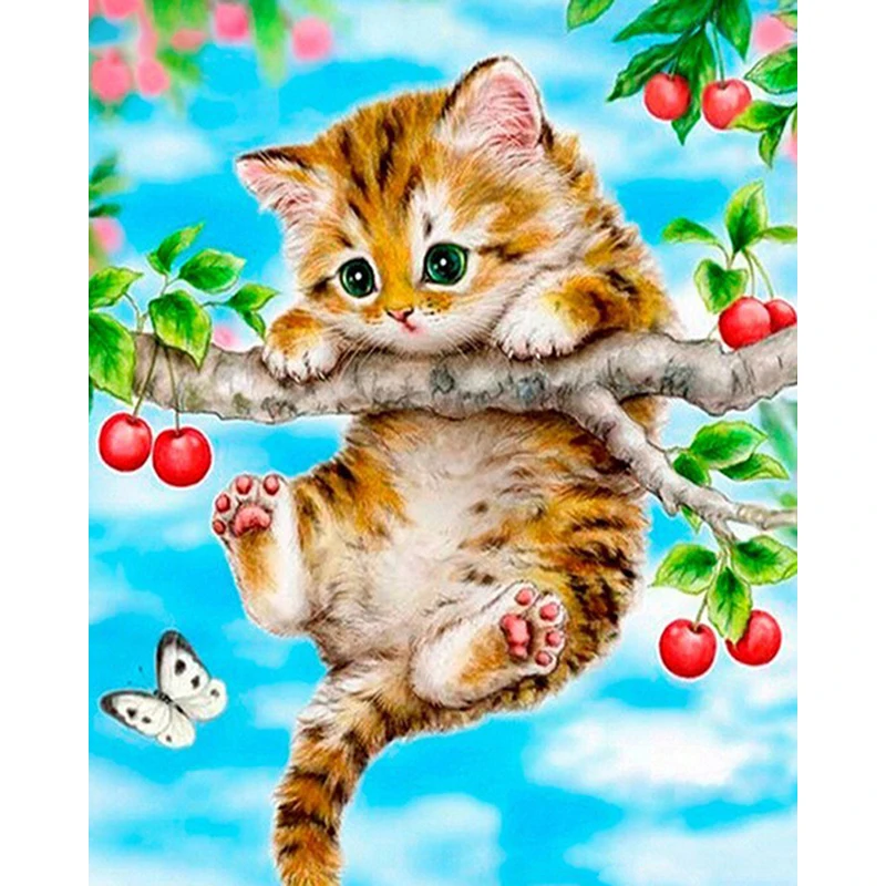 DIY Full Square Round Diamond Painting Cat Animal 5D Mosaic Diamond Embroidery Decor Home Picture Of Rhinestone
DIY Full Square Round Diamond Painting Cat Animal 5D Mosaic Diamond Embroidery Decor Home Picture Of Rhinestone
