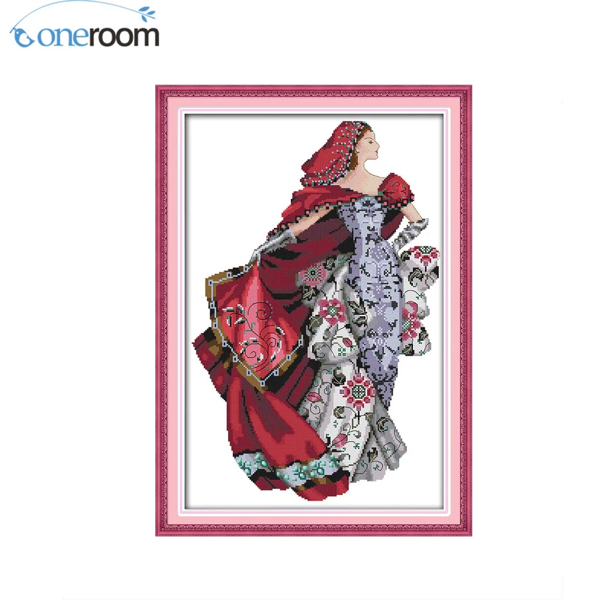 oneroom Dress Up Pretty Girl Counted Cross Stitch 11CT 14CT Cross Stitch Sets Wholesale Chinese Cross-stitch Kits Embroidery
oneroom Dress Up Pretty Girl Counted Cross Stitch 11CT 14CT Cross Stitch Sets Wholesale Chinese Cross-stitch Kits Embroidery