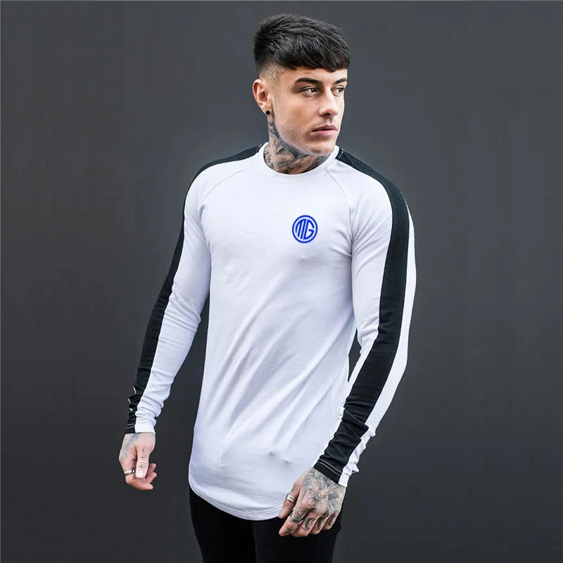 Muscleguys 2019 Spring Long Sleeve T Shirts Men Casual Slim Fit Letters Printed Fashion Patchwork Cotton Male Tops Pullover
Muscleguys 2019 Spring Long Sleeve T Shirts Men Casual Slim Fit Letters Printed Fashion Patchwork Cotton Male Tops Pullover