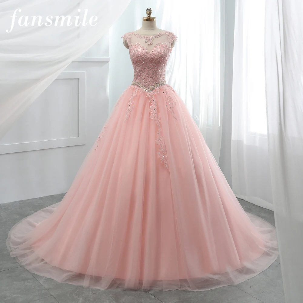 Fansmile Tulle Mariage Vestido De Noiva Pink Lace Wedding Dresses 2022 Plus Size Long Train Wedding Gowns Bride Dress FSM-458T
Fansmile Tulle Mariage Vestido De Noiva Pink Lace Wedding Dresses 2022 Plus Size Long Train Wedding Gowns Bride Dress FSM-458T