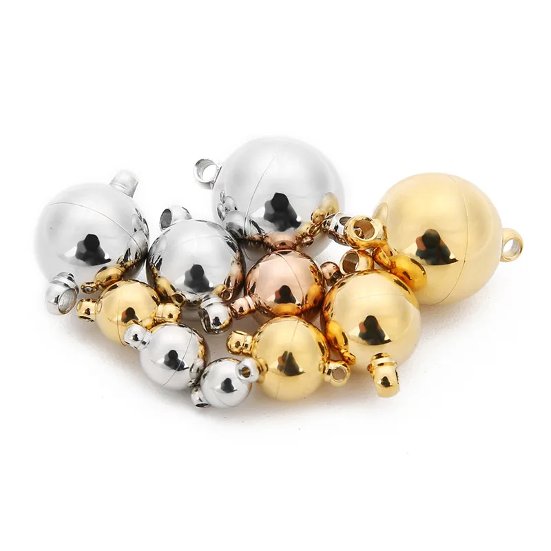 2pcs Stainless Steel Ball Shape Strong Magnetic Clasp Converter Fit Bracelets Necklace End Clasp Connectors Jewelry Making
2pcs Stainless Steel Ball Shape Strong Magnetic Clasp Converter Fit Bracelets Necklace End Clasp Connectors Jewelry Making