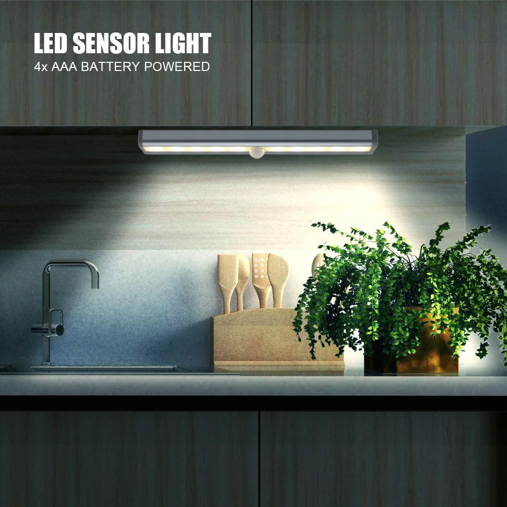 10 LEDs PIR Motion Sensor Closet Lights Battery Powered bedroom Night light Wardrobe cabinet Lamp Toilet kitchen home lighting
10 LEDs PIR Motion Sensor Closet Lights Battery Powered bedroom Night light Wardrobe cabinet Lamp Toilet kitchen home lighting