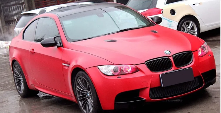 400mm x1520mm Matte red Vinyl Wrap Air Release Bubble Free Sticker Decal DIY Film Tape Emblem Car Styling
400mm x1520mm Matte red Vinyl Wrap Air Release Bubble Free Sticker Decal DIY Film Tape Emblem Car Styling