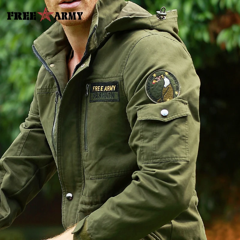 Army Clothes Casual Tactical Windbreaker Men Winter Autumn Waterproof Flight Pilot Coat Hoodie Military Field Jacket MS-6662A
Army Clothes Casual Tactical Windbreaker Men Winter Autumn Waterproof Flight Pilot Coat Hoodie Military Field Jacket MS-6662A
