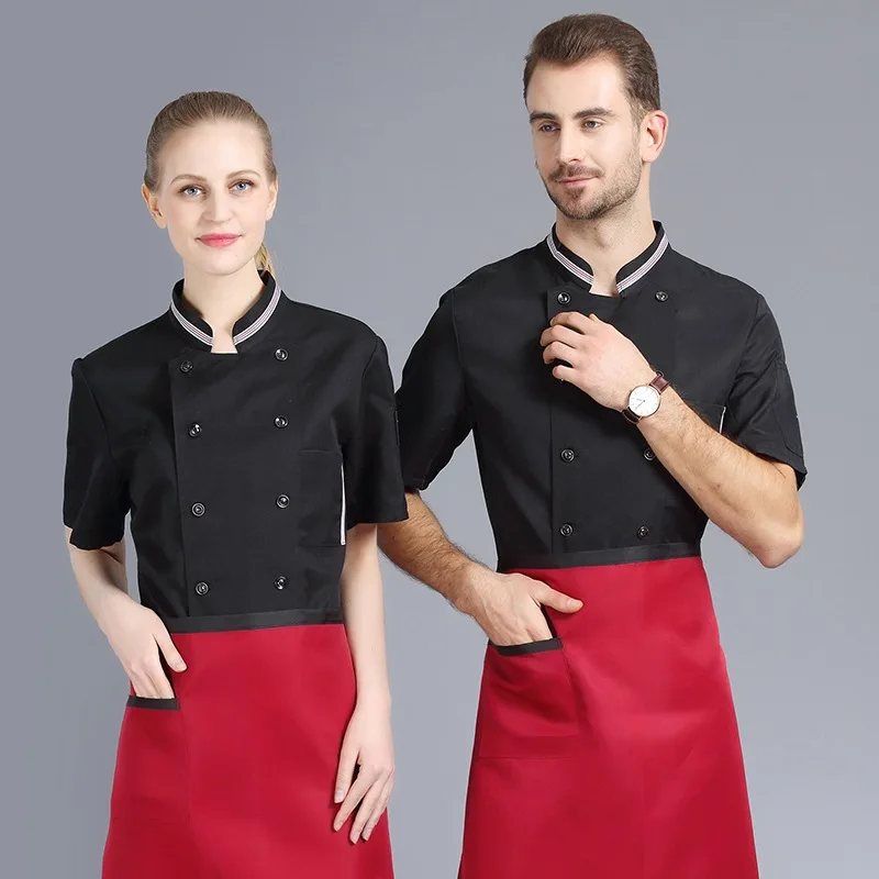 Unisex Breathable Chef Uniforms Summer Work Uniforms Kitchen Restaurant Bakery Chef Service Double-breasted Cooking Jacket
Unisex Breathable Chef Uniforms Summer Work Uniforms Kitchen Restaurant Bakery Chef Service Double-breasted Cooking Jacket