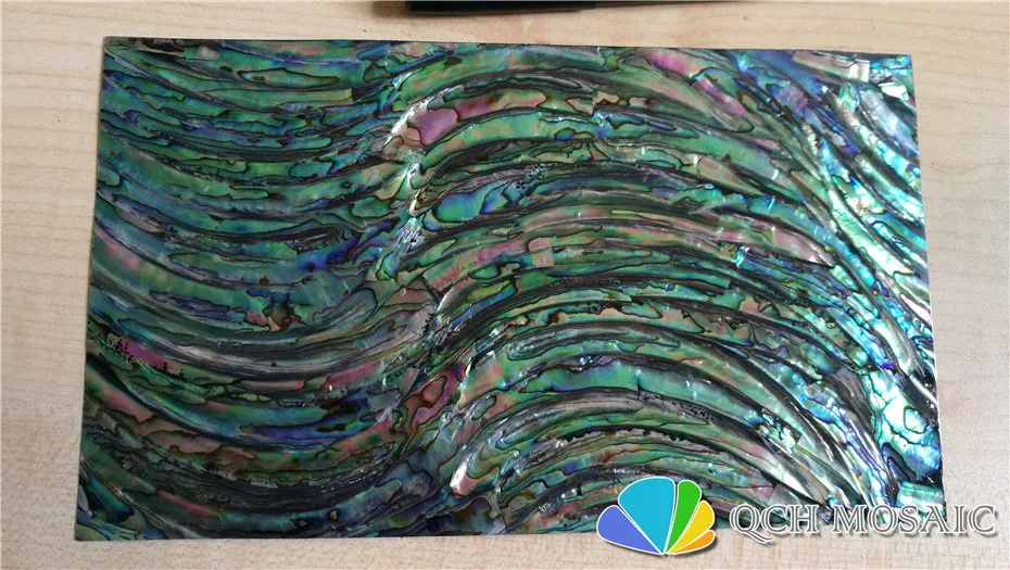Green abalone paua shell mother of pearl laminate sheet for musical instrument and wood inlay black back 1pcs qch121-1
Green abalone paua shell mother of pearl laminate sheet for musical instrument and wood inlay black back 1pcs qch121-1