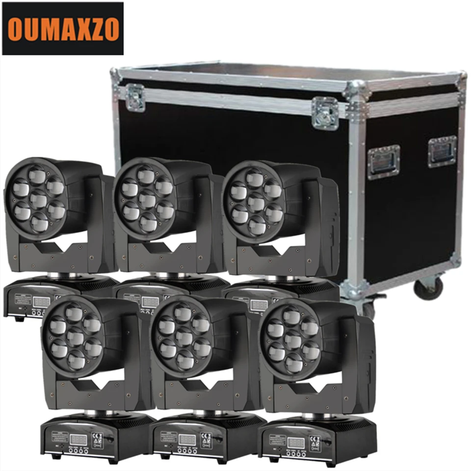 6pcs/lot&flightcase Zoom Wash Beam 4-in-1 12W x 7PCS MINI LED MOVING HEAD Impression X4S ZOOM 7pcs 12W LED Moving Head glp
6pcs/lot&flightcase Zoom Wash Beam 4-in-1 12W x 7PCS MINI LED MOVING HEAD Impression X4S ZOOM 7pcs 12W LED Moving Head glp