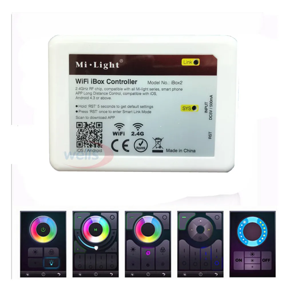 2 4 г зоны беспроводной пульт управления Mi Light RF Беспроводной одиночный/RGB/RGBW