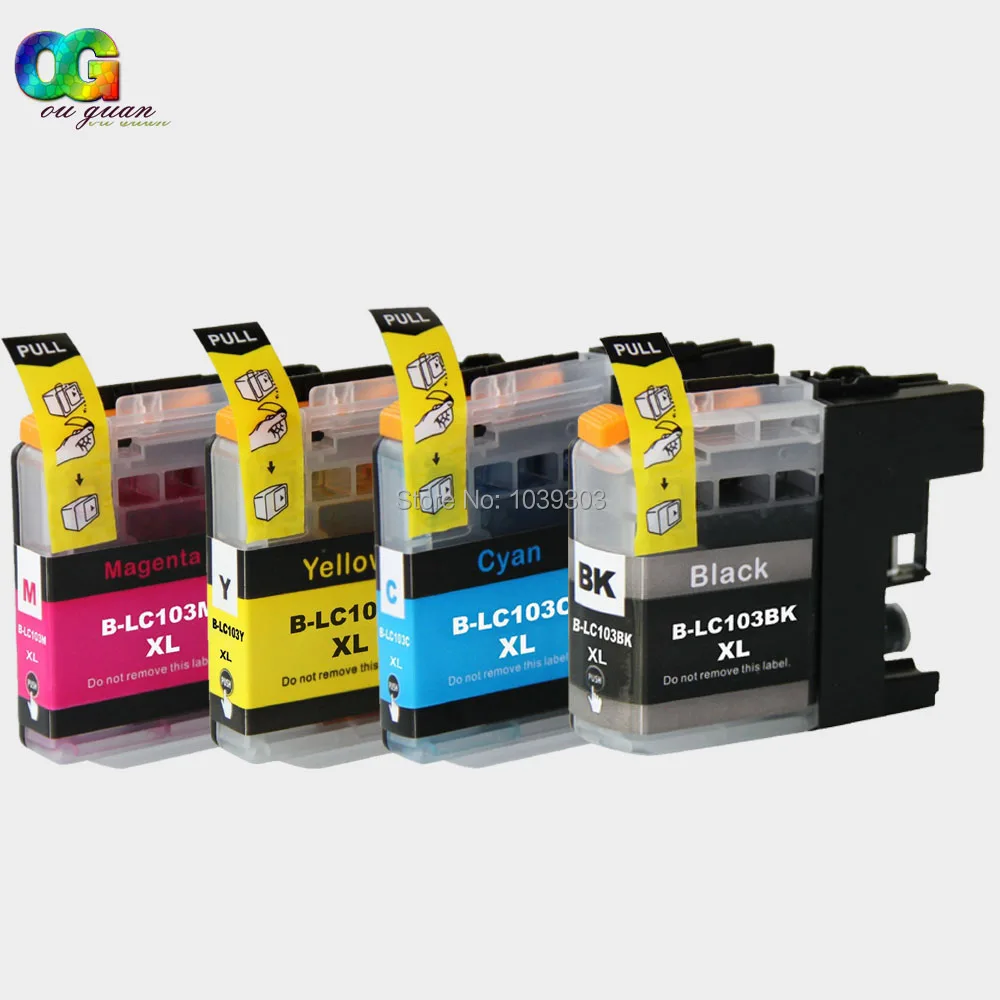4 pk LC103 XL LC103LC103 refillable Ink cartridge for Brother MFC-J4510DW/MFC-J4610DW/MFC-J4310DW/MFC-J4410DW/MFC-J4710DW
4 pk LC103 XL LC103LC103 refillable Ink cartridge for Brother MFC-J4510DW/MFC-J4610DW/MFC-J4310DW/MFC-J4410DW/MFC-J4710DW