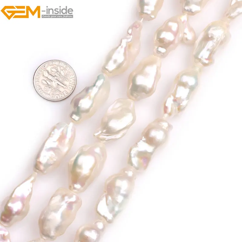 Gem-inside Natural Large Freeform Potato Nuclear Edison Luster Pearls Beads for Jewelry Making 15inches DIY Jewellery
Gem-inside Natural Large Freeform Potato Nuclear Edison Luster Pearls Beads for Jewelry Making 15inches DIY Jewellery