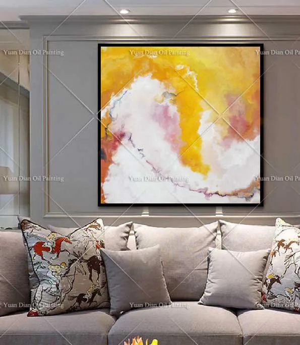 Fish Oil Painting On Canvas Yellow Gold White Storm Handpainted Abstract Landscape Brush Painting For Living Room Home Decor
Fish Oil Painting On Canvas Yellow Gold White Storm Handpainted Abstract Landscape Brush Painting For Living Room Home Decor