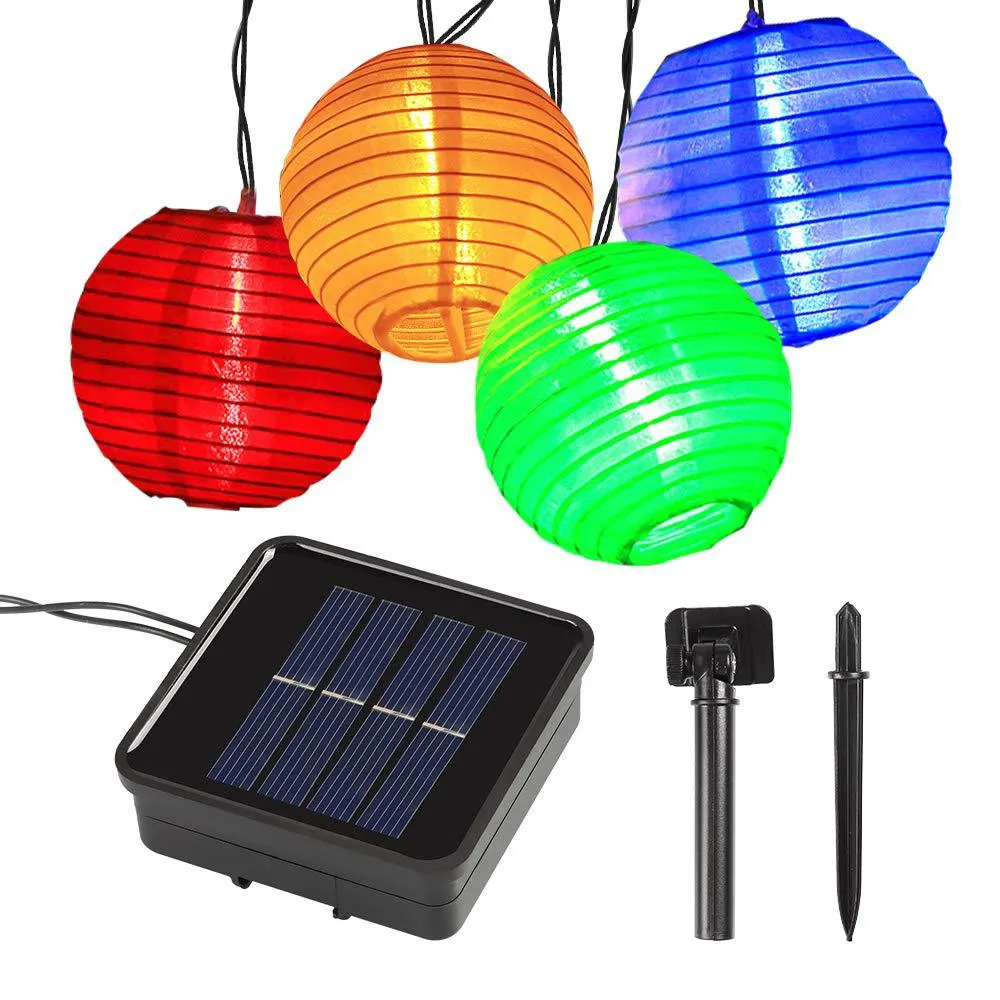 6M 30 leds Solar powered Big Lantern Ball String Light Waterproof Fairy String Garlands For Holiday Wedding Yard Patio Christmas
6M 30 leds Solar powered Big Lantern Ball String Light Waterproof Fairy String Garlands For Holiday Wedding Yard Patio Christmas