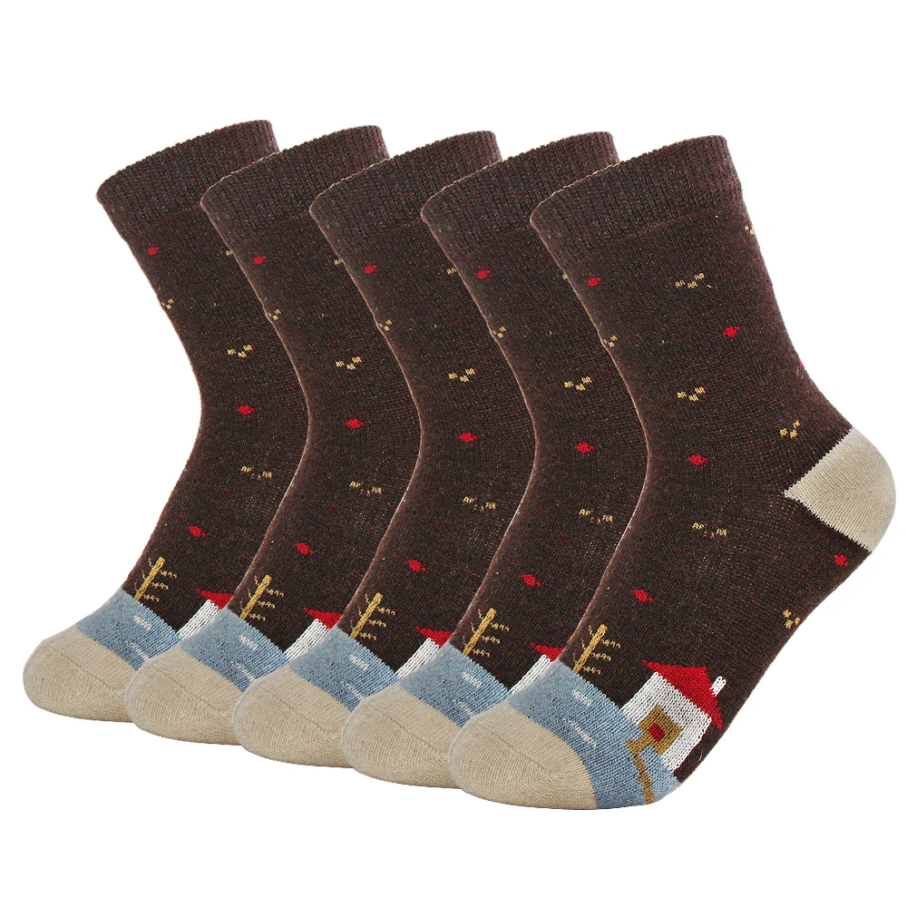 5 Pair New Quality Autumn Winter Rabbit Wool Socks Thick Christmas House Gift Prints Multi Colors Warm Heart Sock For Women Meia
5 Pair New Quality Autumn Winter Rabbit Wool Socks Thick Christmas House Gift Prints Multi Colors Warm Heart Sock For Women Meia