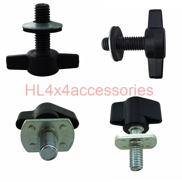 6sets/8sets Hard Top Thumb Screws for Jeep Wrangler hardtop Quick Removal Kit Thumb Screw Nut for Jeep Wrangler 2doors 4doors
6sets/8sets Hard Top Thumb Screws for Jeep Wrangler hardtop Quick Removal Kit Thumb Screw Nut for Jeep Wrangler 2doors 4doors