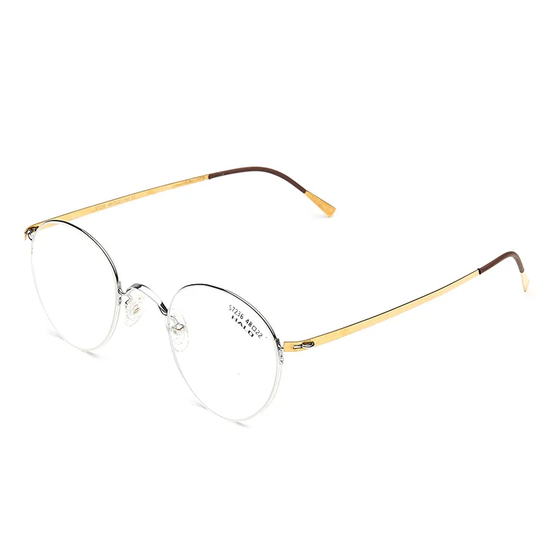 Viodream Women Metal Titanium Eyeglass Frame Super Light Semi Spectacle Frame Optical Glasses Frame Oculos De Grau 7236
Viodream Women Metal Titanium Eyeglass Frame Super Light Semi Spectacle Frame Optical Glasses Frame Oculos De Grau 7236