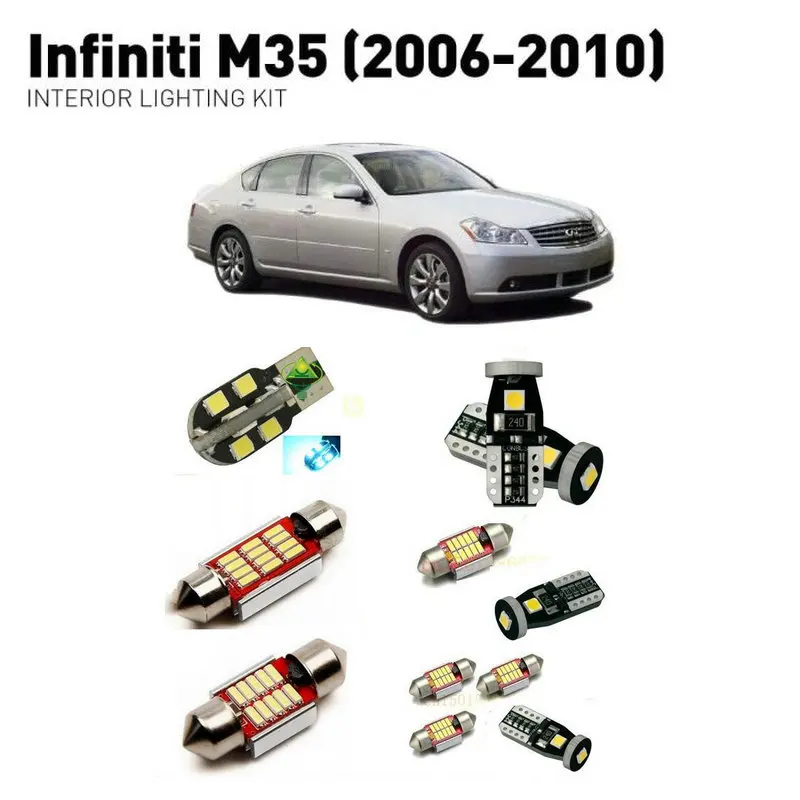 Led interior lights For Infiniti m35 2006-2010 14pc Led Lights For Cars lighting kit automotive bulbs Canbus
Led interior lights For Infiniti m35 2006-2010 14pc Led Lights For Cars lighting kit automotive bulbs Canbus