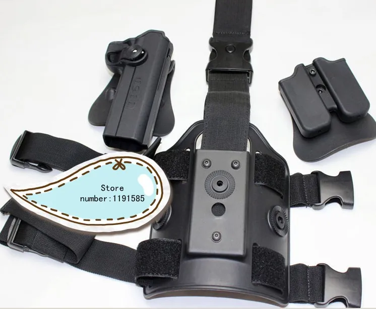 Polymer Retention Roto RH Tactical Airsoft Paintball Right Hand Holster Set For 1911
Polymer Retention Roto RH Tactical Airsoft Paintball Right Hand Holster Set For 1911