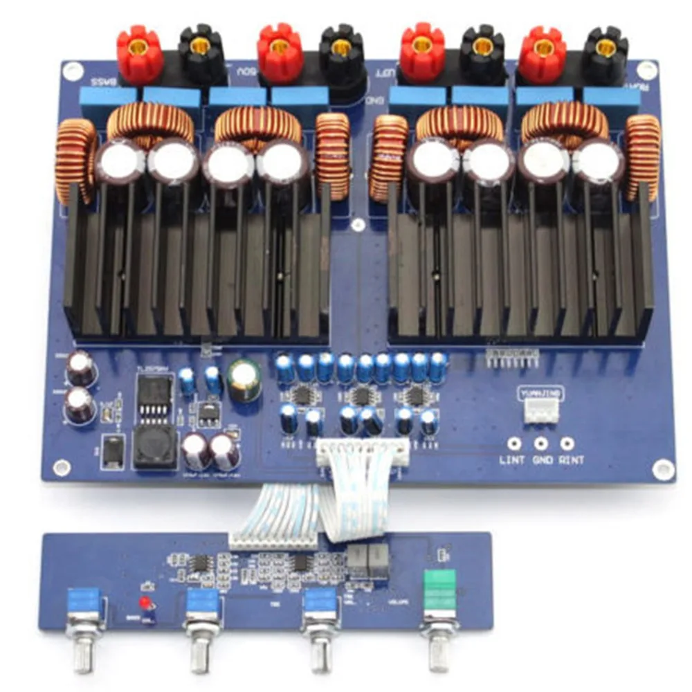 TAS5630 2 1 1200 Вт DC48V высокомощная плата домашнего цифрового усилителя arduio YJ сборная