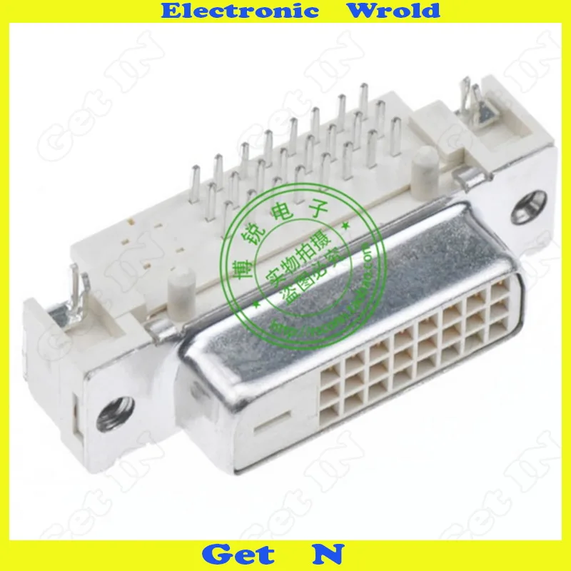 20pcs High-quality Spot Supply Taiwanese DVI 24+1 Connector 90degree Cruved legs DVI Adapter
20pcs High-quality Spot Supply Taiwanese DVI 24+1 Connector 90degree Cruved legs DVI Adapter
