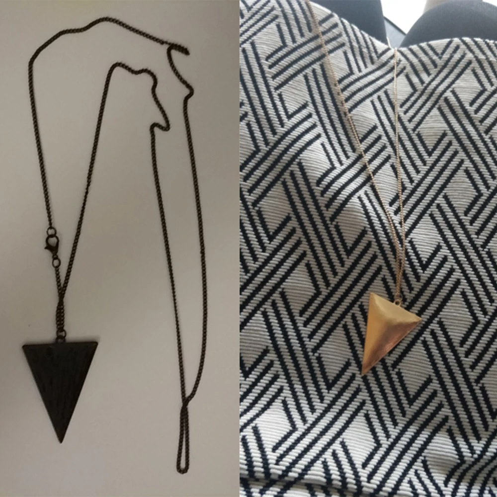 2018 Black Gold Silver Jewelry Female Punk Triangle Simple Retro Long Sweater Chain Necklace A Direct Sale
2018 Black Gold Silver Jewelry Female Punk Triangle Simple Retro Long Sweater Chain Necklace A Direct Sale