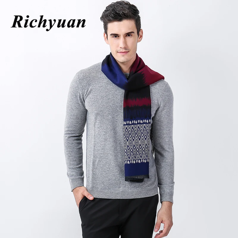Classic Men's Winter Scarf Long Warm Printed Cashmere Scarf For Men Autumn Business Casual Men Shawl Scarves
Classic Men's Winter Scarf Long Warm Printed Cashmere Scarf For Men Autumn Business Casual Men Shawl Scarves